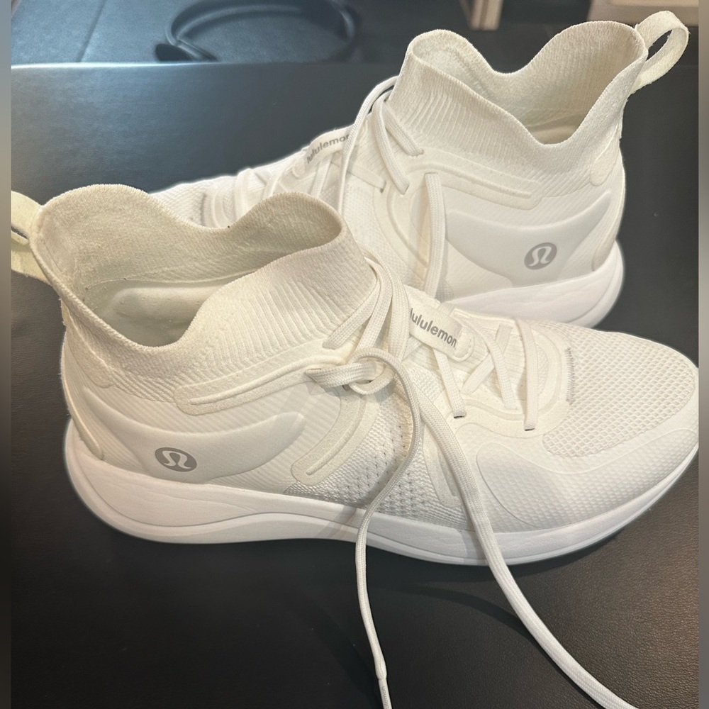 lululemon athletica Women's Chargefeel 2 Mid Workout Shoe - White - Picture 9 of 10